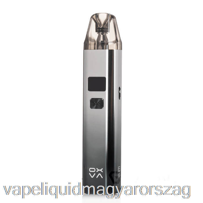 Oxva Xlim V2 25w Pod System Fényes Ezüst Fekete Vape Toll